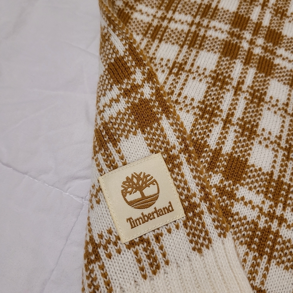NWT Timberland mustard yellow scarf - Picture 2 of 8